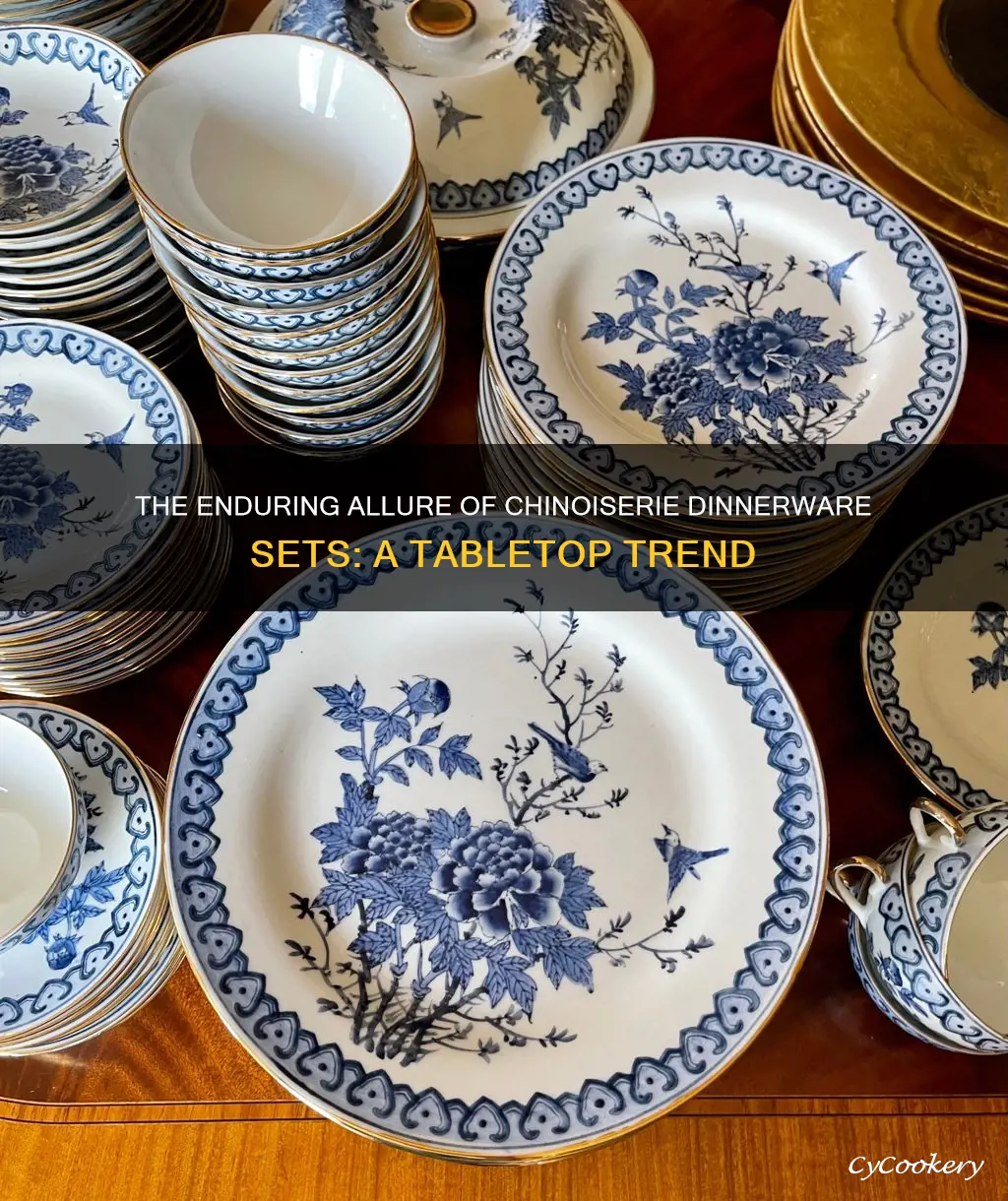 chinoiserie dinnerware set