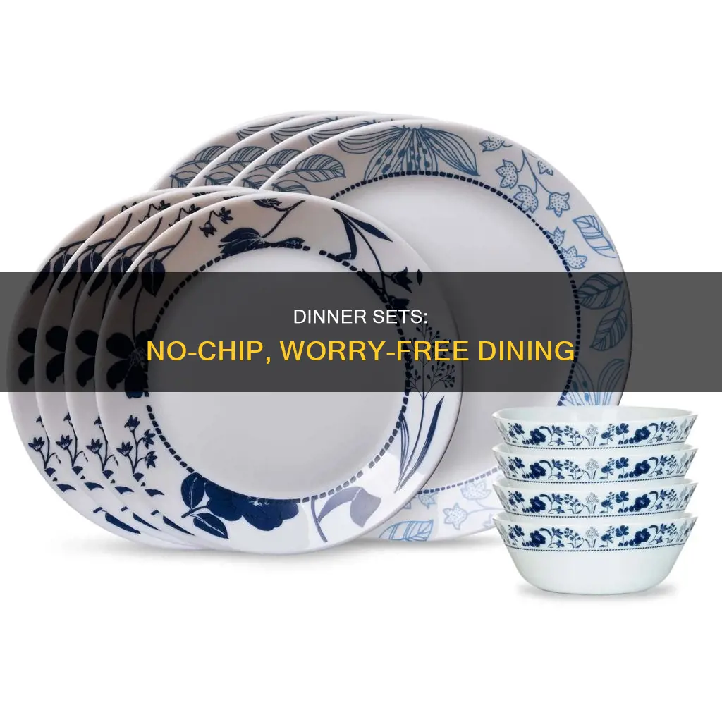 chip resistant dinner set