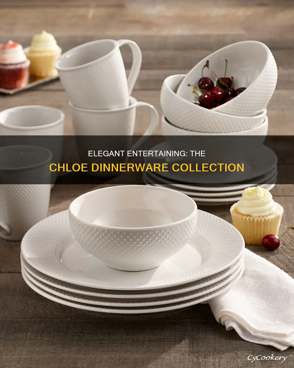 chloe 16 piece dinnerware set