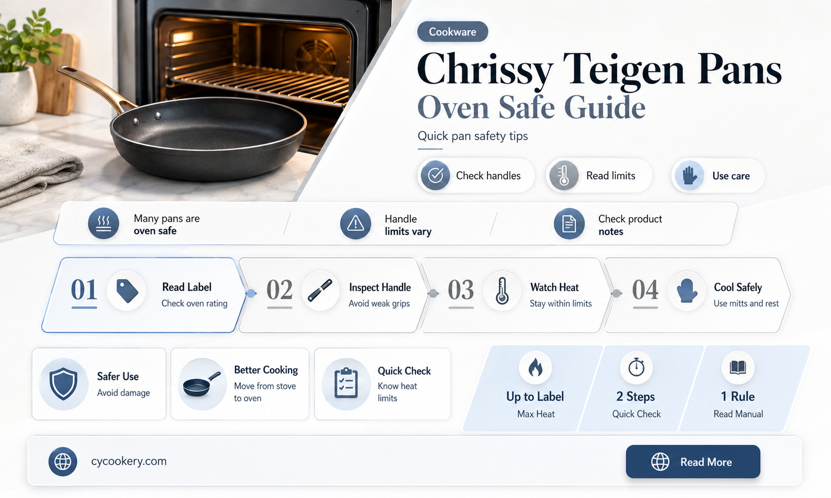 are chrissy teigen pans oven safe