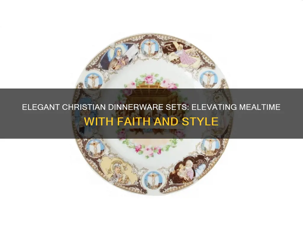 christian dinnerware sets