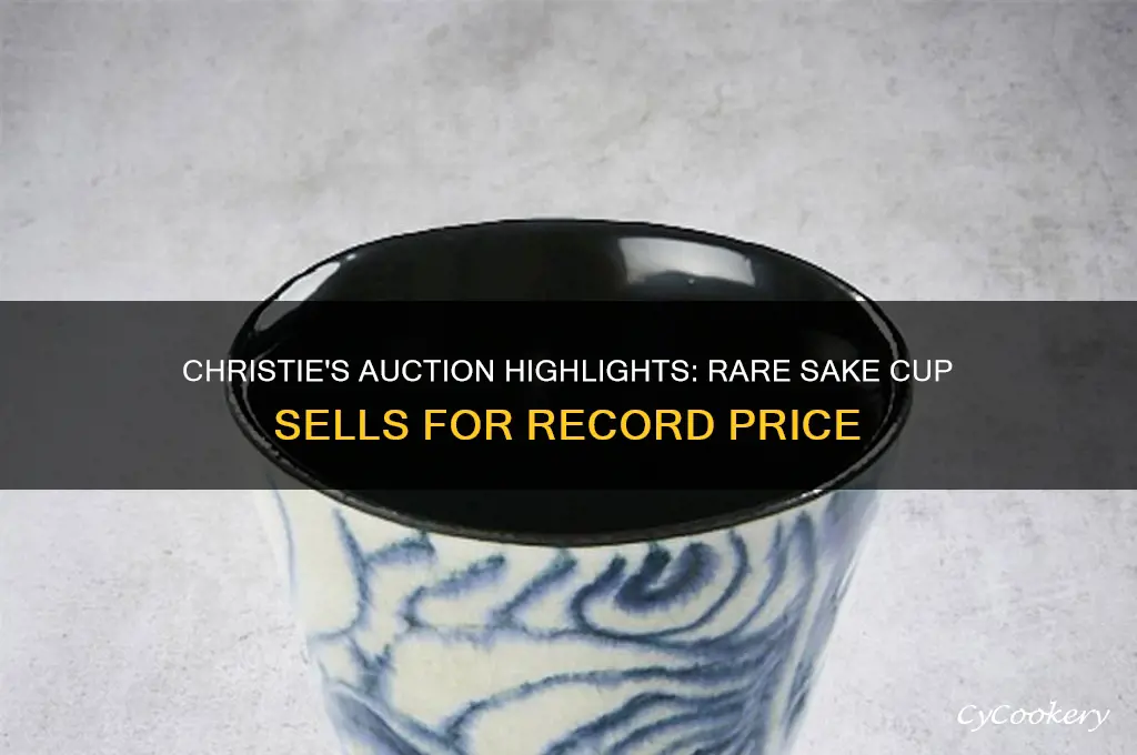 christies auction sake cup