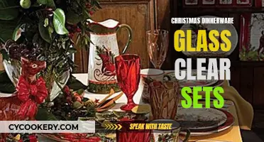 Clear Charm: Elevating Christmas Dinner with Glass Dinnerware