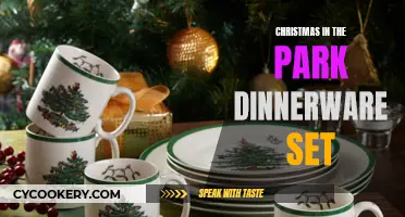 Christmas in the Park Dinnerware Set: A Festive Tabletop for the Holiday Season