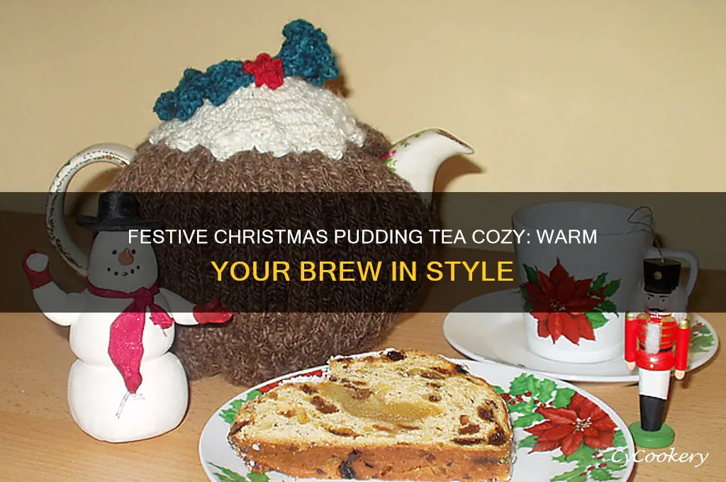 christmas pudding tea cozy