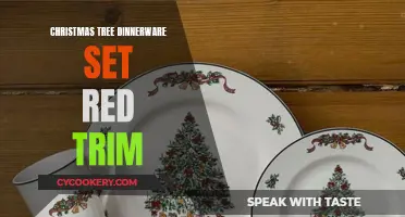 Festive Cheer with the Christmas Tree Dinnerware Set: Adding Holiday Magic to Your Table