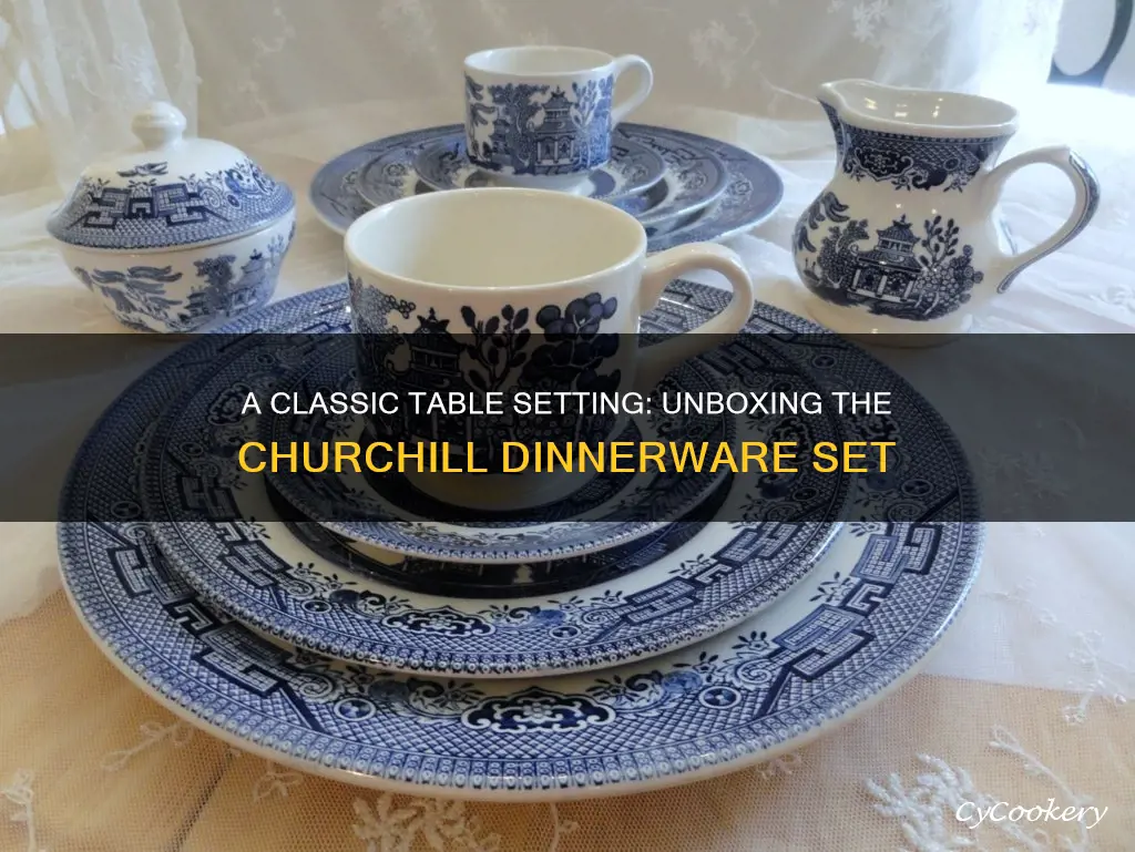 churchill dinnerware box set