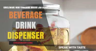 Circleware Mini Yorkshire Mason Jar Dispenser: Elevate Your Beverage Experience