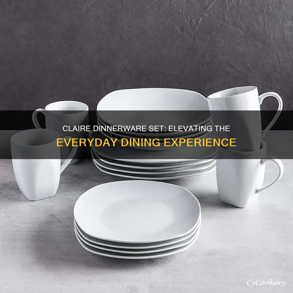 claire dinnerware set