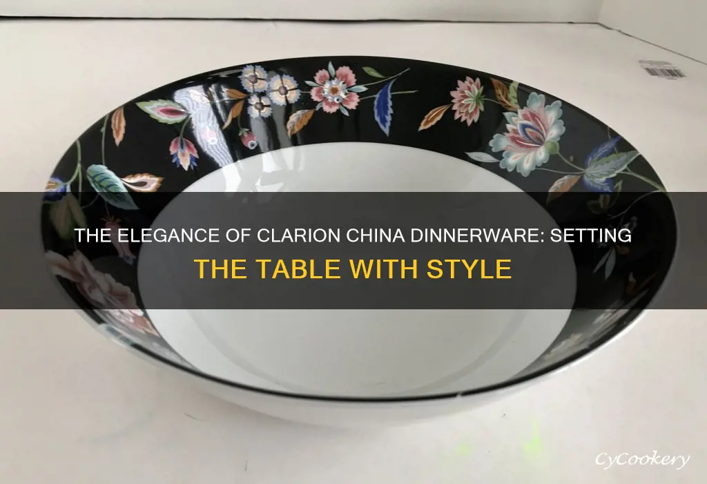 clarion china dinnerware set