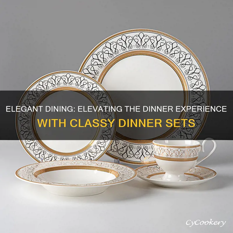 classy dinner sets