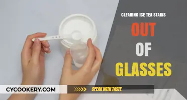 Effective Ways to Remove Iced Tea Stains from Glassware