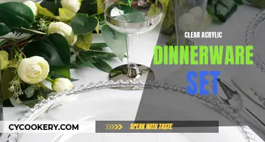 Acrylic Appeal: Elevating Dinnerware with Clear Acrylic Charm