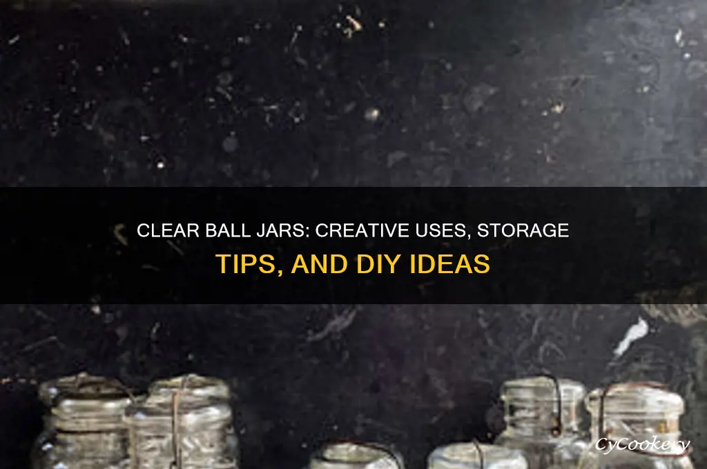 clear ball jars
