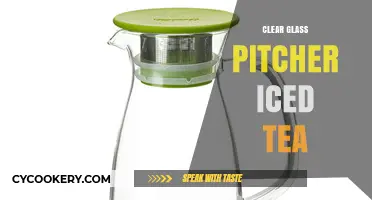 Refreshing Iced Tea in a Clear Glass Pitcher: Summer's Perfect Brew