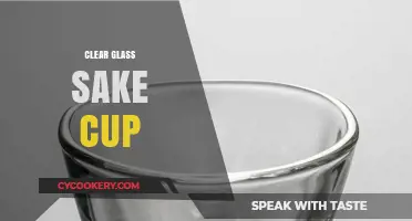 Elegant Clear Glass Sake Cup: Enhancing Your Japanese Drinking Experience