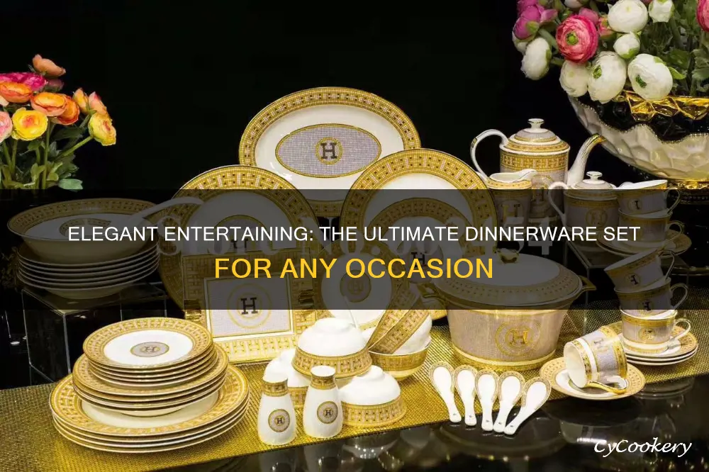 clearance 58 piece dinnerware set