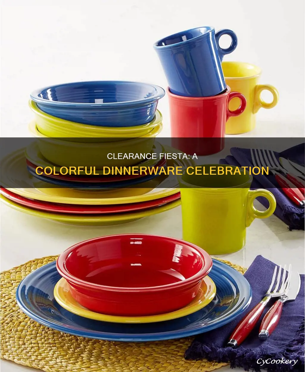 clearance fiesta dinnerware sets