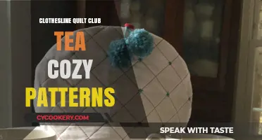 Cozy Quilting Creations: Tea Cozy Patterns for Clothesline Quilt Club