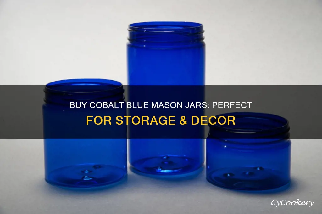 cobalt blue mason jars for sale