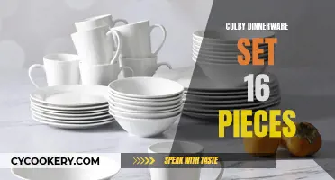 Elegant Entertaining: The Colby Dinnerware Set for Stylish Soirees