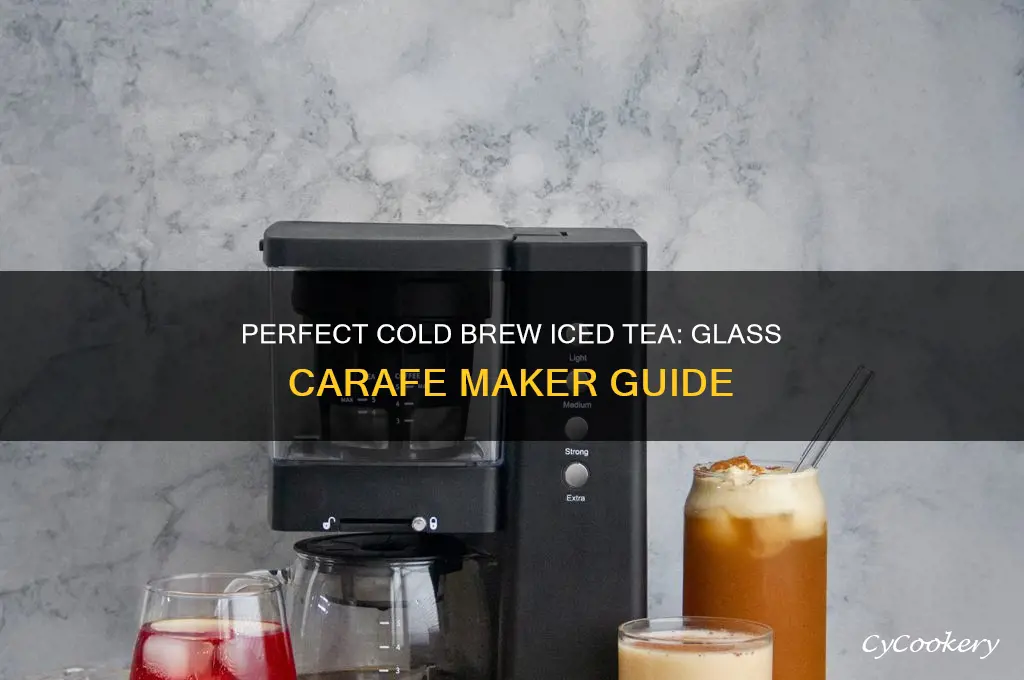 cold brew iced tea maker glass carafe
