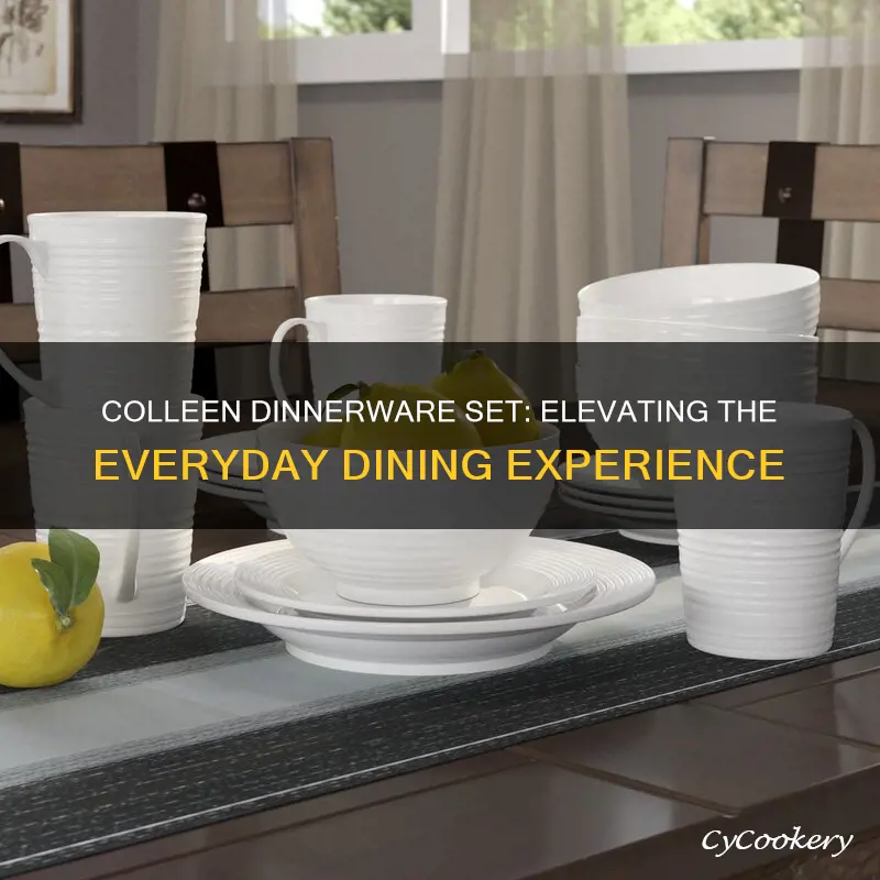 colleen dinnerware set