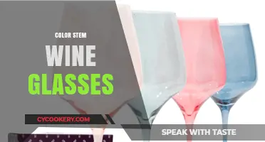 Elegant Color Stem Wine Glasses: Elevate Your Dining Experience