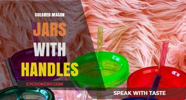 Chic Colored Mason Jars with Handles: Stylish & Functional Décor Ideas