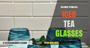 Chic & Durable: Colored Stemless Iced Tea Glasses for Summer Sips