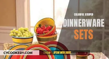 Vibrant Stripes: Elevating Dinnerware with Color and Pattern