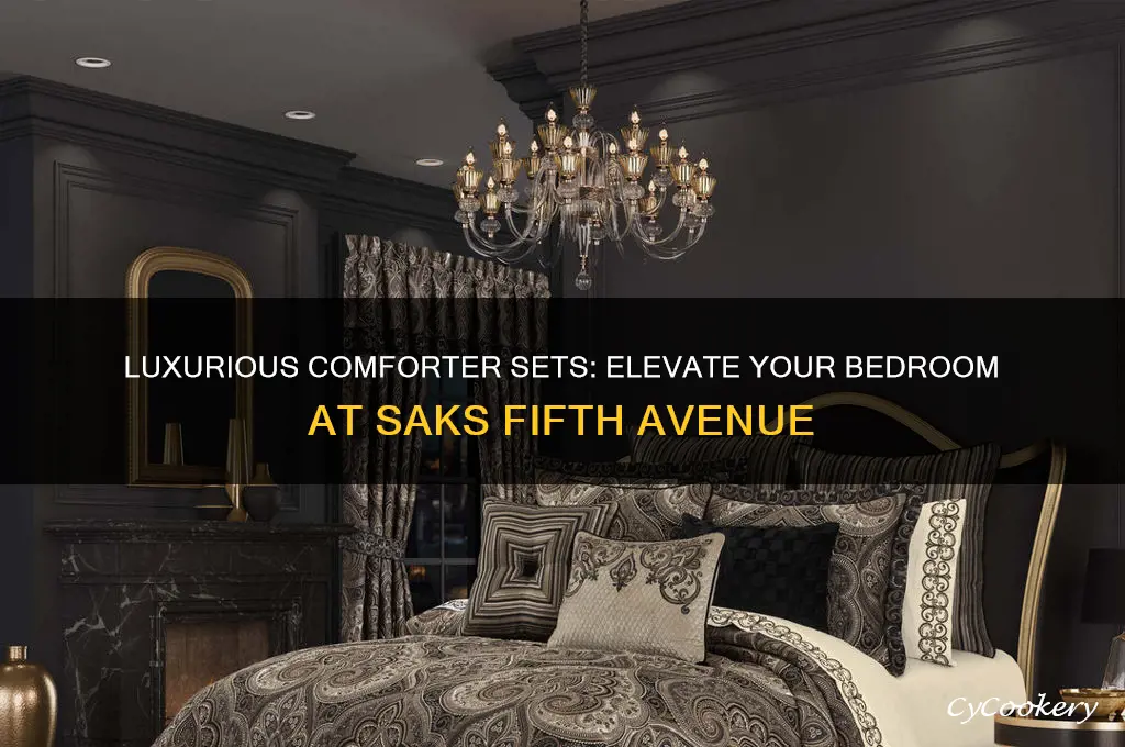 comforter sets at saks fifth avenue