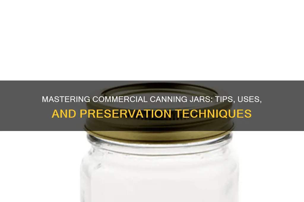 commercial canning jars
