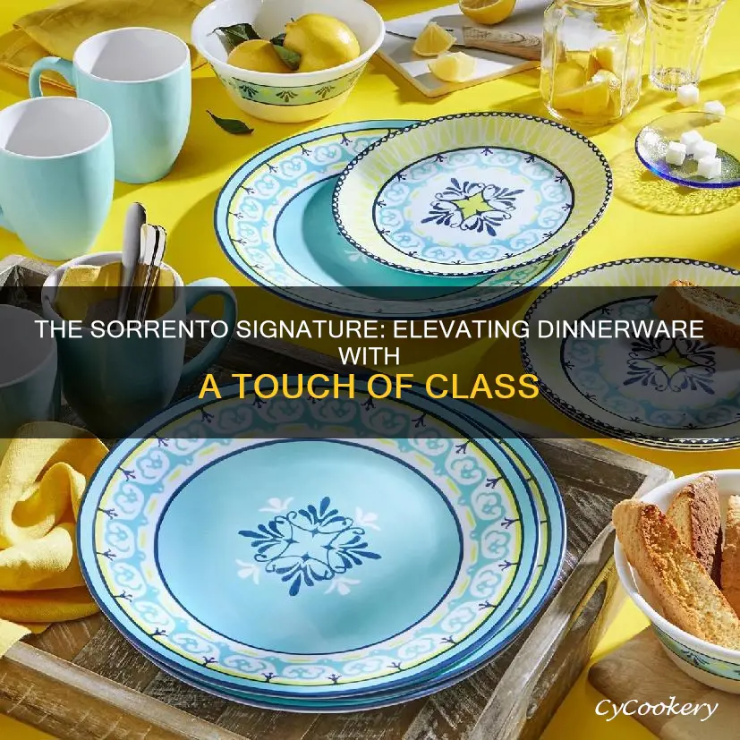 complerer set of signature dinnerware sorrento