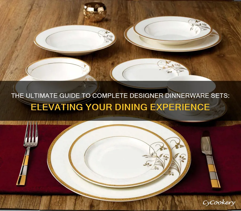 complet designer dinnerware sets