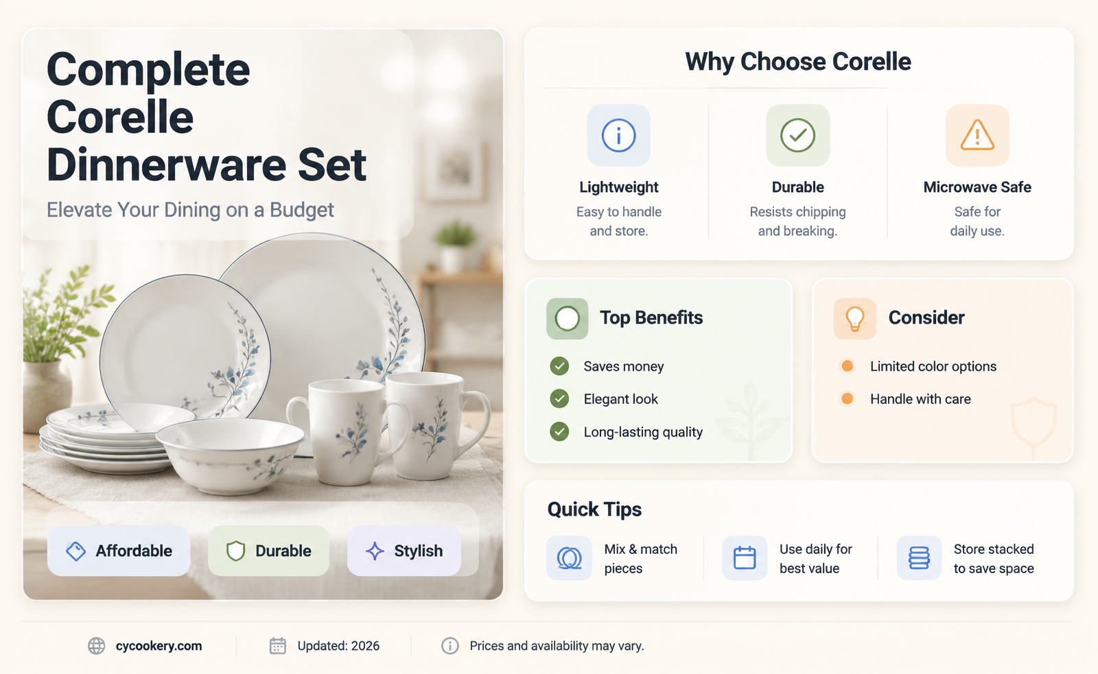 76 piece dinnerware set corelle cheapest price