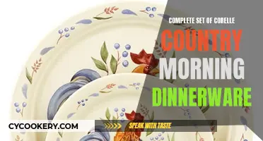 Corelle Country Morning Dinnerware: A Complete Set for a Cozy Dining Experience