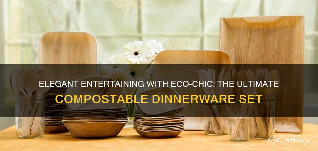 compostable dinnerware set