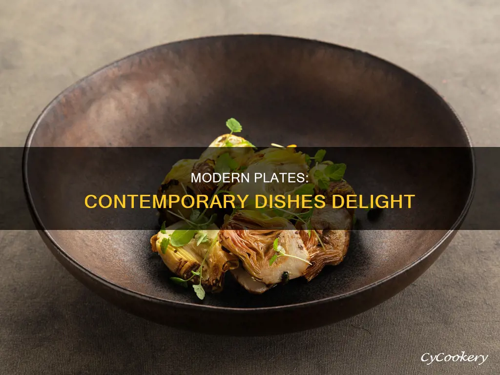 contemporary dishes