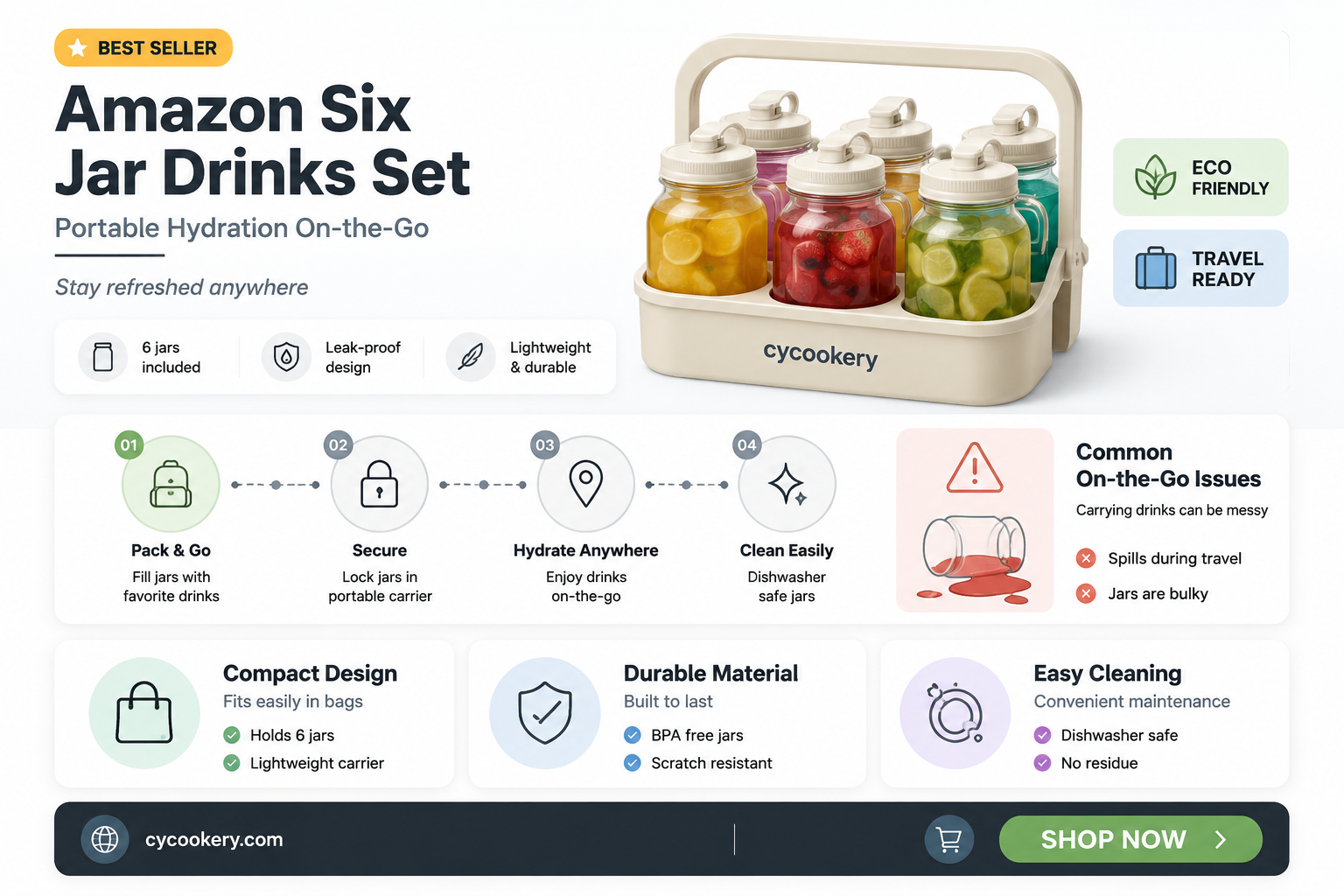 amazon six jar drinks with carrier
