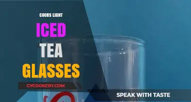 Refreshing Sips: Coors Light Iced Tea Glasses for Summer Enjoyment