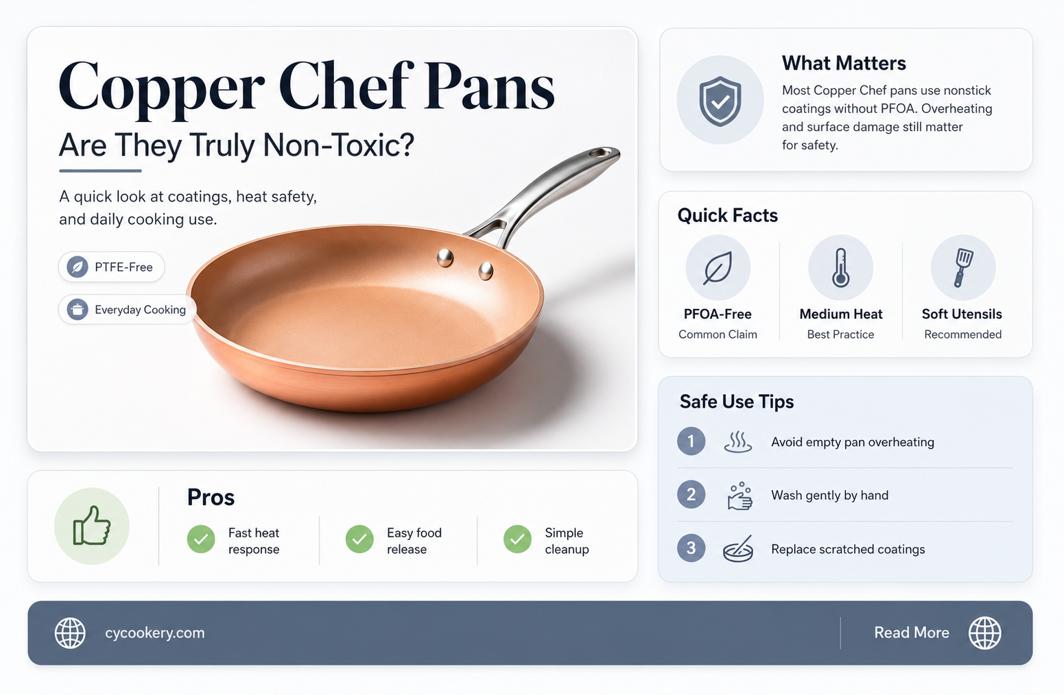 are copper chef pans non toxic