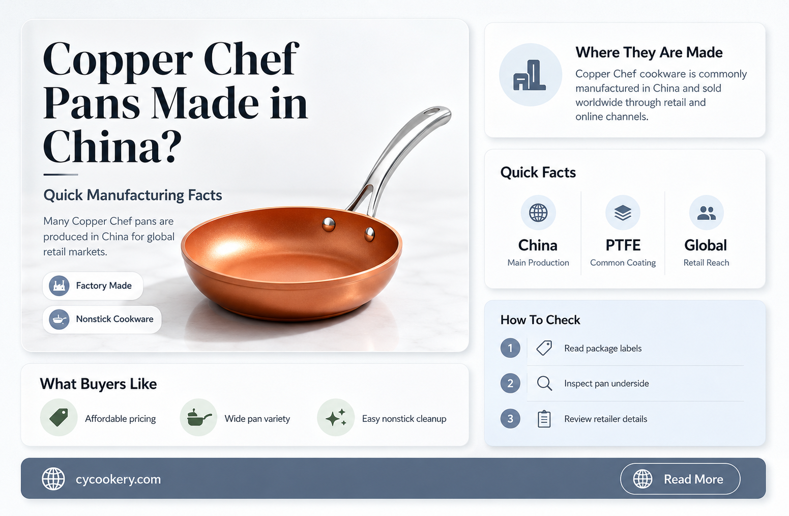 are copper chef pans made in china