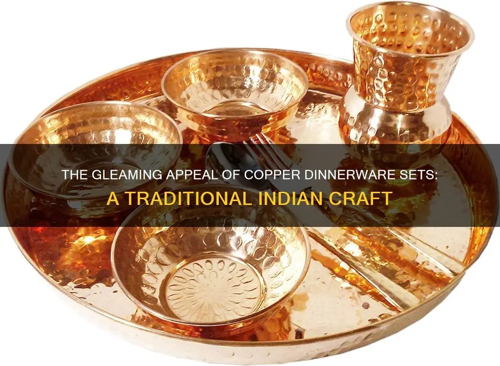 copper dinnerware set india