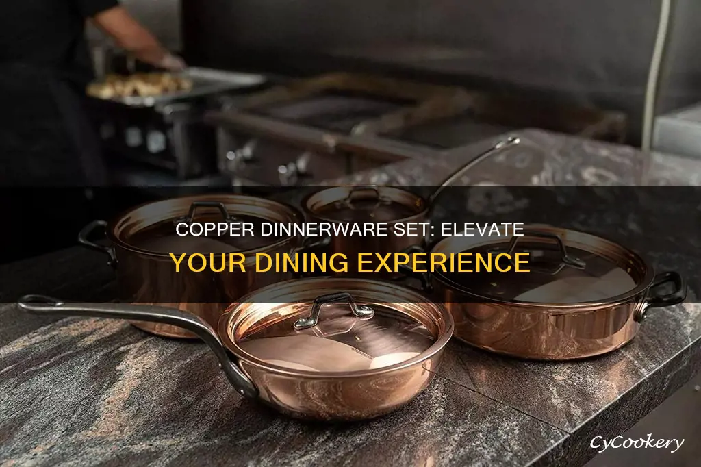 copper dinnerware set