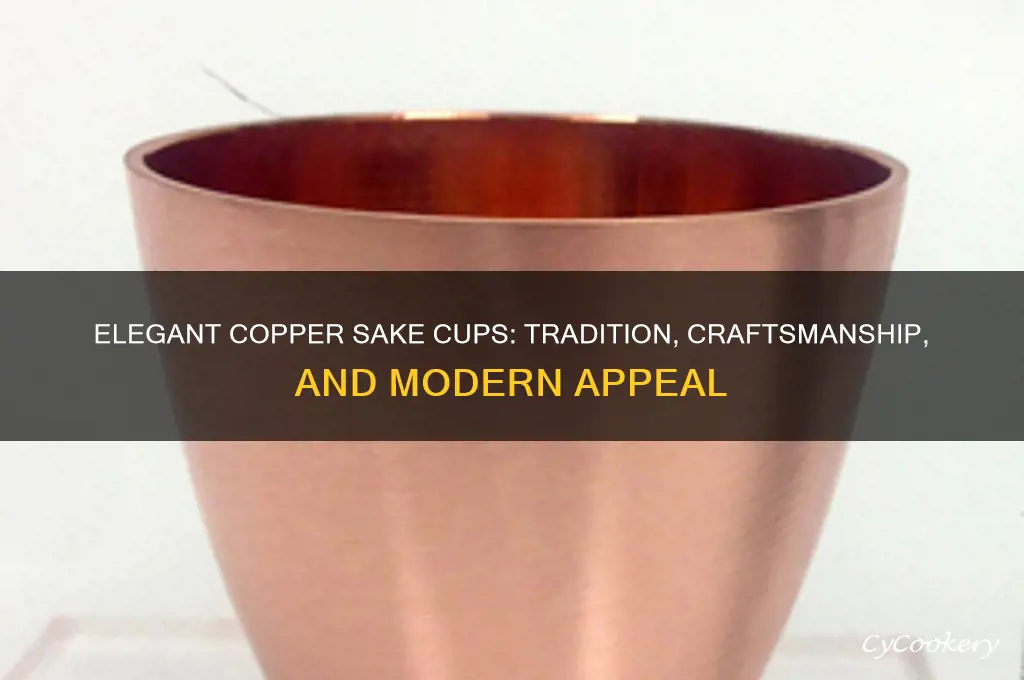 copper sake cup