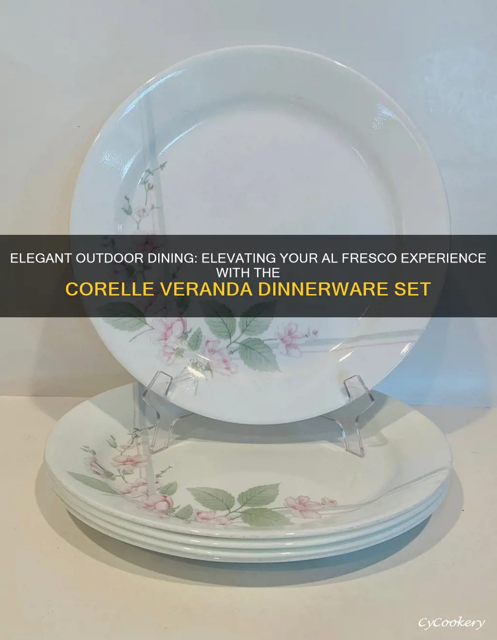 corelle 16pc vitrelle veranda dinnerware set