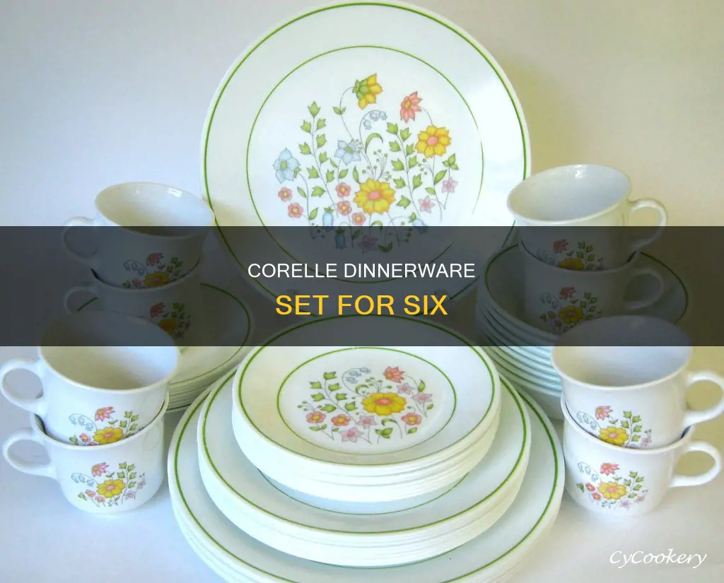 corelle 18 pc set