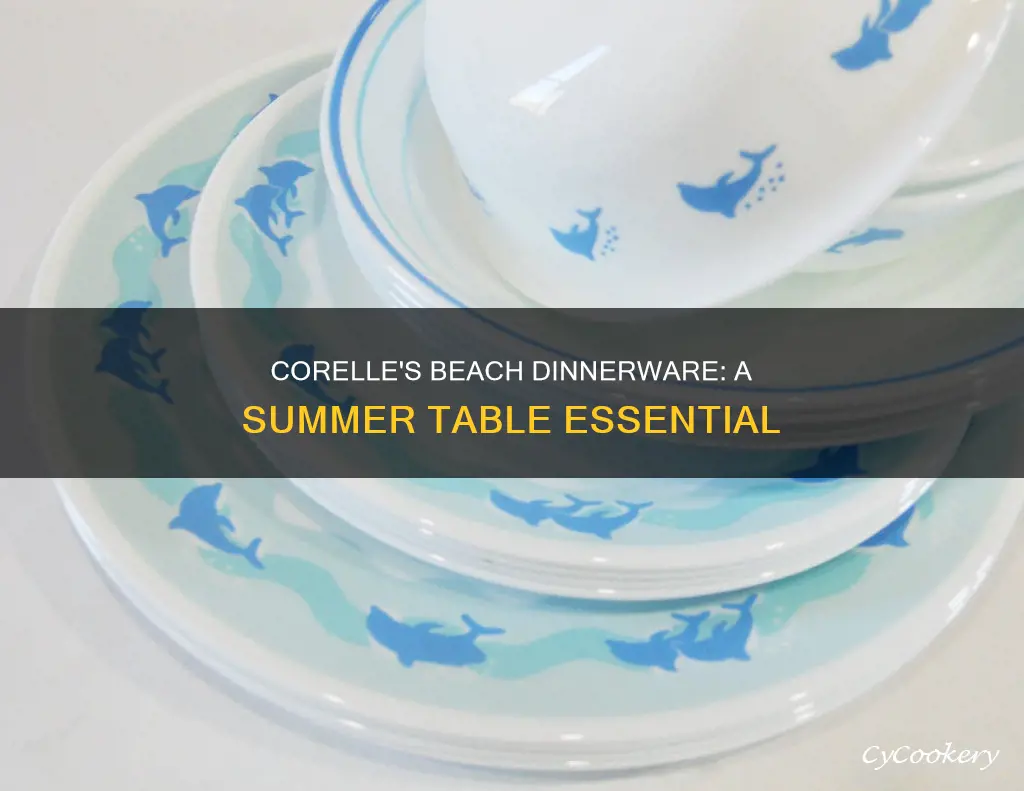 corelle beach dinnerware