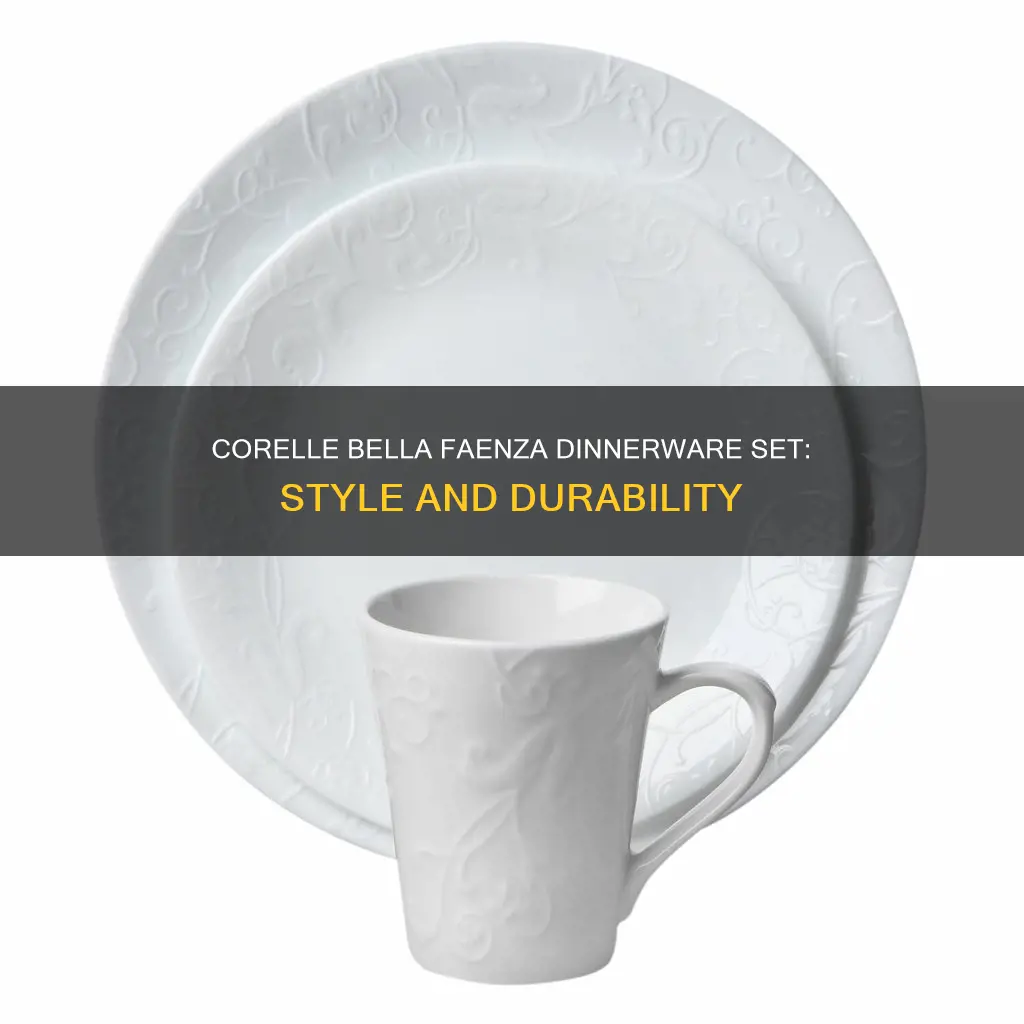 corelle bella faenza dinnerware set